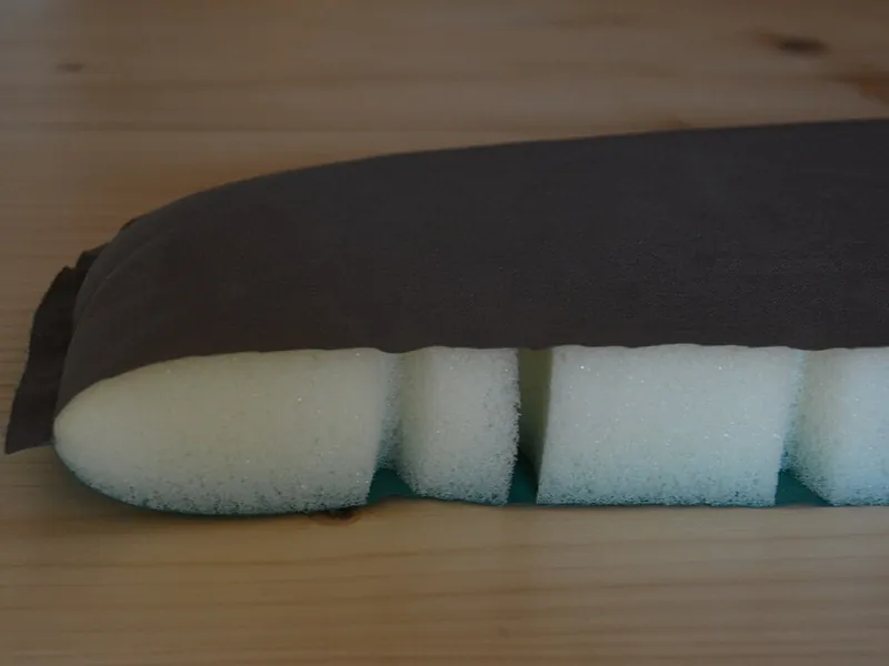 Rolled foam sleeping pad (illustrative photo)