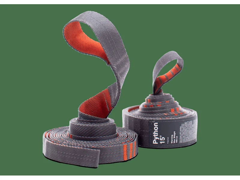 Kammok Python 15 Hammock Straps for hammock camping – Kammok Python 15 Hammock Straps, official product photo