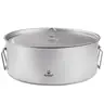 SilverAnt Titanium Camping Pot with Hanging Handles & Lid (3000 ml), official product photo