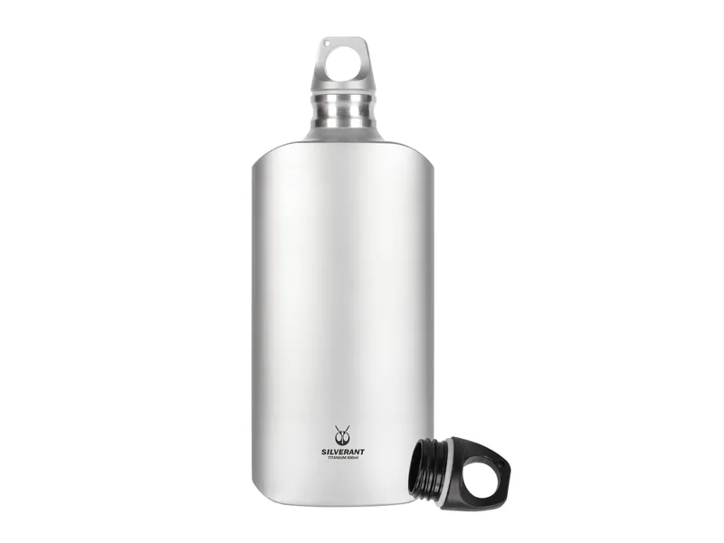 SilverAnt Ultralight Titanium Water Bottle 800 ml, Slim, official product photo