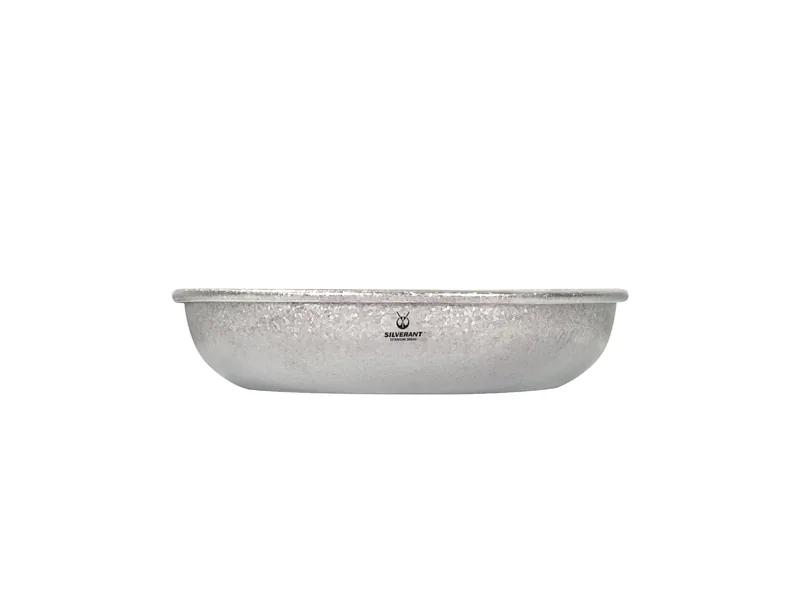 SilverAnt Titanium Camping Plate, Crystallized Finish (300 ml), official product photo