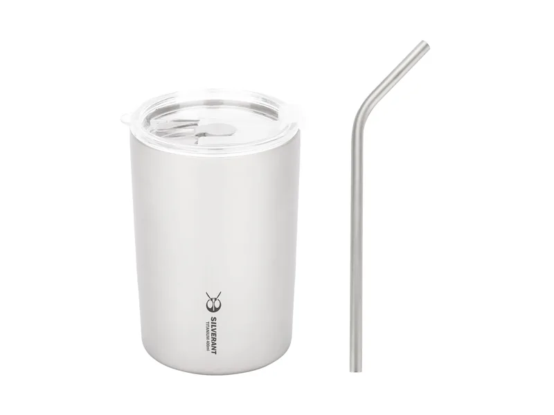 SilverAnt Ultralight Titanium Double-Wall Coffee Cup 400 ml, official product photo