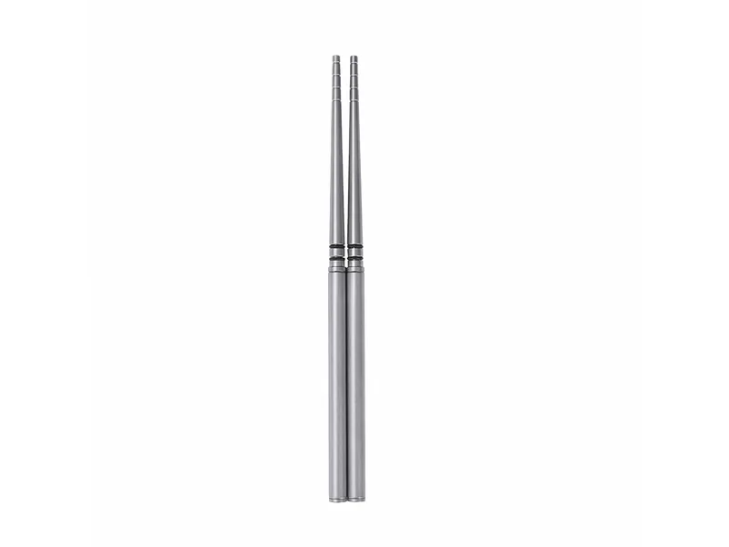 SilverAnt Ultralight Titanium Collapsible Folding Travel Chopsticks, official product photo