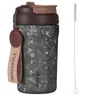 SilverAnt Crystallized Titanium Insulated Travel Coffee Mug with Lid, official product photo