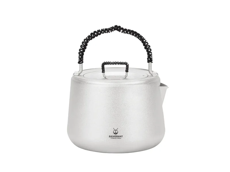 SilverAnt Large Titanium Kettle, Crystallized Finish (1400 ml), official product photo