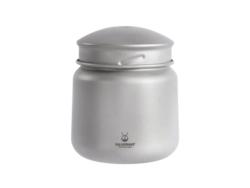 SilverAnt Ultralight Leakproof Titanium Container (280 ml), official product photo