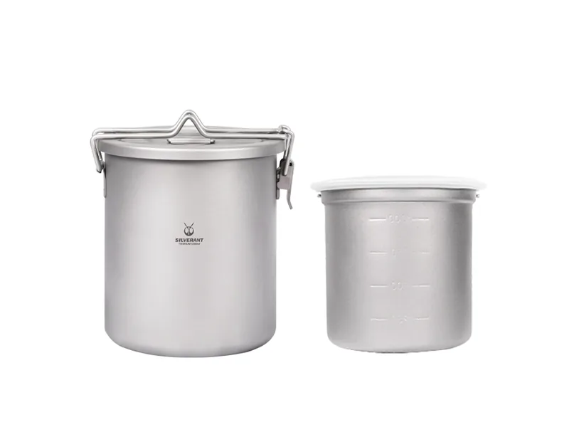SilverAnt Titanium Rice Cooker (1500 ml pot + 1000 ml inner container), official product photo